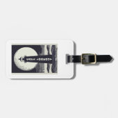 ケープルックアウトライトハウスノースカロライナ月 ラゲッジタグ (正面横)