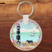 ケープルックアウトライトハウス キーホルダー (正面)