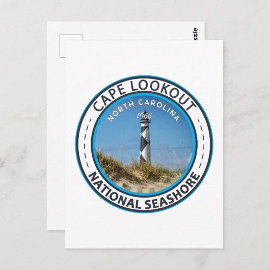 ケープルックアウト国立海岸ノースカロライナ ポストカード (正面/裏面)