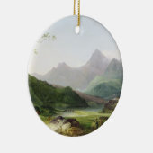 ケープルCurig 1787年からのSnowdonの眺め(cの油 セラミックオーナメント (右)