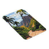 ケープヴェルデイラストレーショントラベルアートヴィンテージ マグネット (右側)