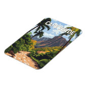 ケープヴェルデイラストレーショントラベルアートヴィンテージ マグネット (左側)