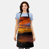 ケープヴェルデ,プライアの夕日 エプロン (着用した状態)