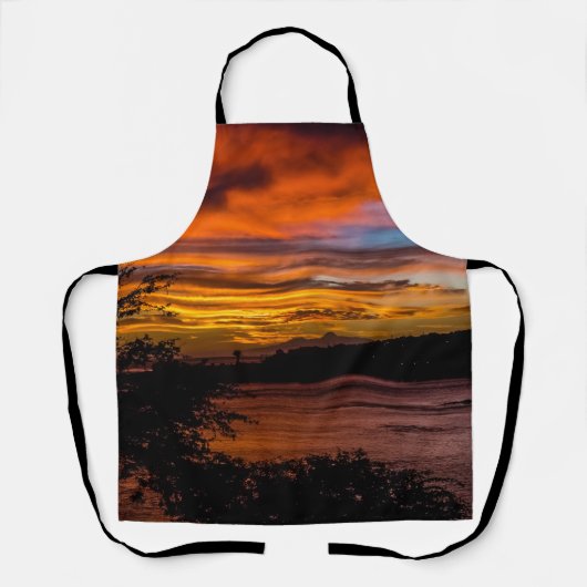ケープヴェルデ,プライアの夕日 エプロン (正面)