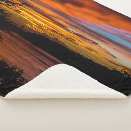 ケープヴェルデ，プライアの夕日 シェルパブランケット