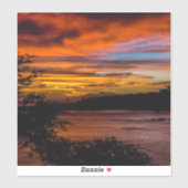 ケープヴェルデ,プライアの夕日 シール (シート)