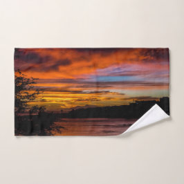 ケープヴェルデ，プライアの夕日 バスタオルセット