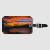 ケープヴェルデ,プライアの夕日 ラゲッジタグ (正面横)