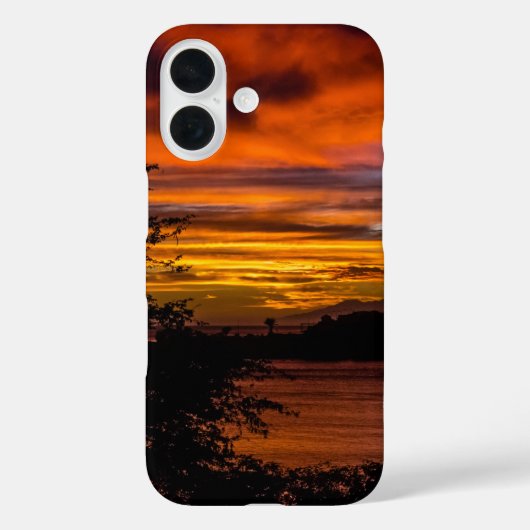 ケープヴェルデ,プライアの夕日 Case-Mate iPhoneケース (裏面)