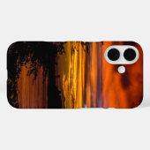 ケープヴェルデ,プライアの夕日 Case-Mate iPhoneケース (裏面 (横))