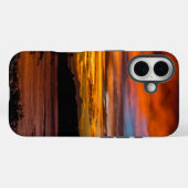 ケープヴェルデ,プライアの夕日 Case-Mate iPhoneケース (裏面 (横))