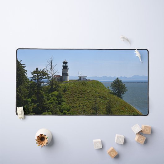 ケープ失望ライトハウスランドスケープ デスクマット (キッズテーブル)