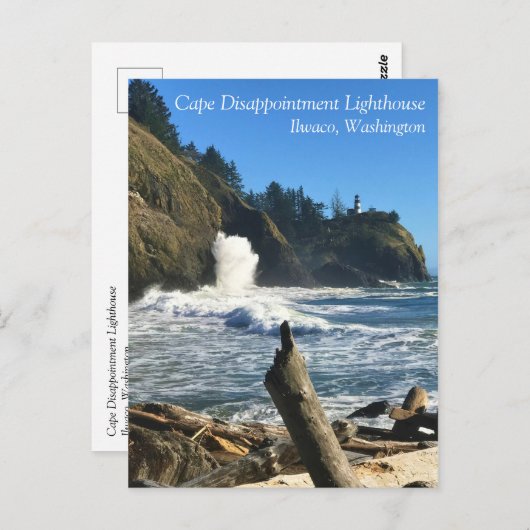 ケープ失望ライトハウス(ワシントン) ポストカード (正面/裏面)