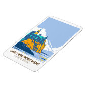 ケープ失望州パークワシントンヴィンテージ マグネット (左側)