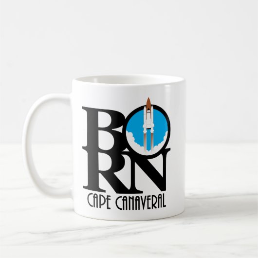 ケープ生まれカナベラルロケット11oz コーヒーマグカップ (左)