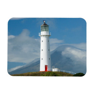 ケープ・エグモント灯台とタラナキ山/エグモント山 マグネット