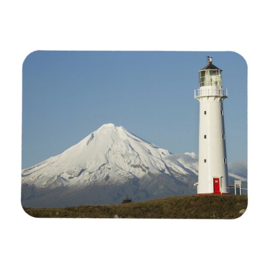 ケープ・エグモント灯台とタラナキ山 マグネット (横)