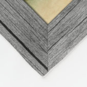 ケープ・カナベラルの灯台ロケットの進水の水彩画 フリースブランケット (角)