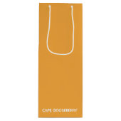 ケープ・グースベリー黄色の色名 ワインギフトバッグ (正面)