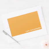 ケープ・グースベリー黄色の色名 長方形シール (封筒)