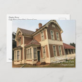 ケープ・ブランコ，オレゴン州沿岸部 ポストカード (正面/裏面)