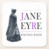 ケープ&ボンネットのジェーン・アイレ スクエアペーパーコースター (正面)