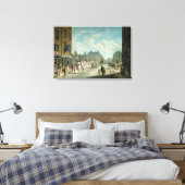 ケーペル通り王室のと取引所,ダブリン, 1800 キャンバスプリント (インサイチュ (寝室))