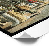 ケーペル通り王室のと取引所，ダブリン， 1800 ポスター (角)