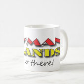 ケーマン諸島のコーヒー・マグ コーヒーマグカップ (正面右)