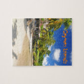 ケーマン諸島の熱帯島 ジグソーパズル (横)