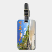 ケーマン諸島の熱帯島 ラゲッジタグ (正面縦)