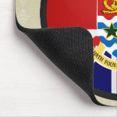 ケーマン諸島の質の旗の円 マウスパッド (コーナー)