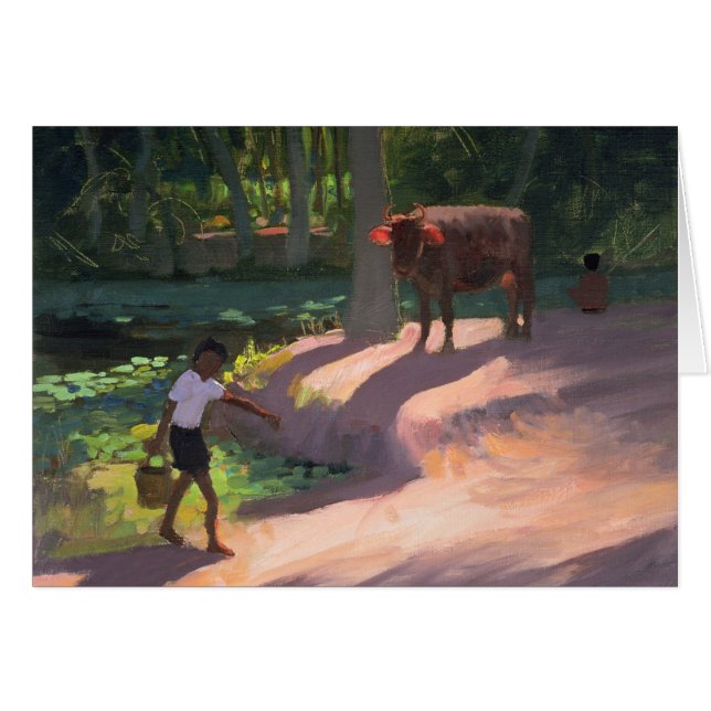 ケーララ州の背水インド1996年 (正面横)