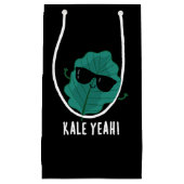 ケールイェーおもしろいビージープンダークBG スモールペーパーバッグ (正面)