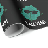 ケールイェーおもしろいビージープンダークBG ラッピングペーパー (ロールコーナー)