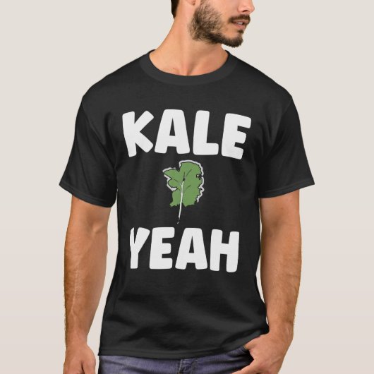 ケールイーおもしろいベジタリアンビーガン Tシャツ (正面)