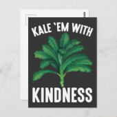 ケールエムと優しさグリーンベジスビーガンパン ポストカード (正面/裏面)