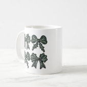 ケールグリーンボウ コーヒーマグカップ (正面左)