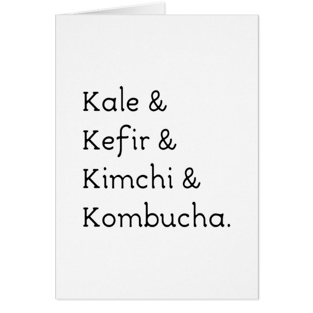 ケールケフィールキムチ昆布茶 (正面)