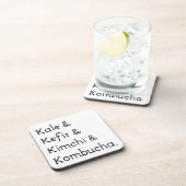 ケールケフィールキムチ昆布茶 コースター (右側)