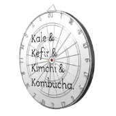 ケールケフィールキムチ昆布茶 ダーツボード (正面右)
