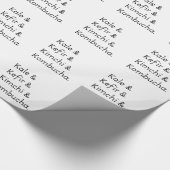 ケールケフィールキムチ昆布茶 ラッピングペーパー (角)