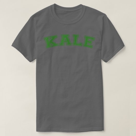 ケールベジタリアン食べビーガンケールティー Tシャツ (デザイン正面)