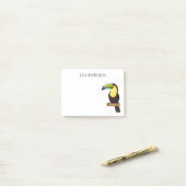 ケール州のツウカンの鳥の漫画イラストレーション ポストイット (デスク上)