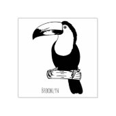 ケール州のツウカンの鳥の漫画イラストレーション ラバースタンプ (インプリント)