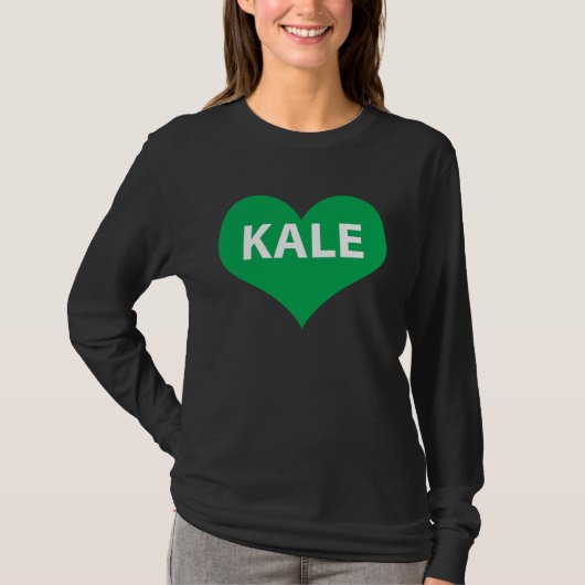 ケール野菜ライフを愛してる Tシャツ (正面)