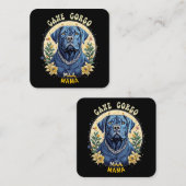 ケーン・コルソのママ スクエア名刺 (正面/裏面)