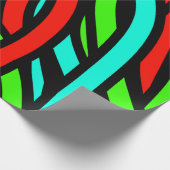 ケー鮮やかブル ラッピングペーパー (角)