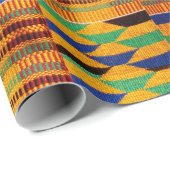 ケ鮮やかンテ・アインスパイアフリカ包装紙 ラッピングペーパー (ロールコーナー)