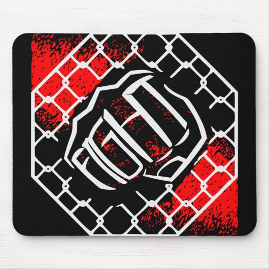 ケMMAージ戦闘拳#USAPatriotGraphics © マウスパッド (正面)